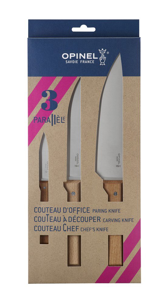 Opinel Trio parallele set 3 nožů ( přírodní ) 001838