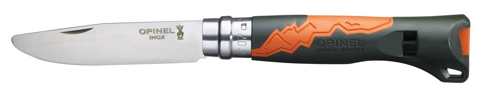Opinel VRI N°07 Outdoor junior zavírací nůž khaki/oranžová 002151