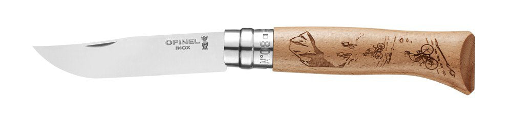 Opinel VRI N°8 Inox Gravure Sport Velo 002187
