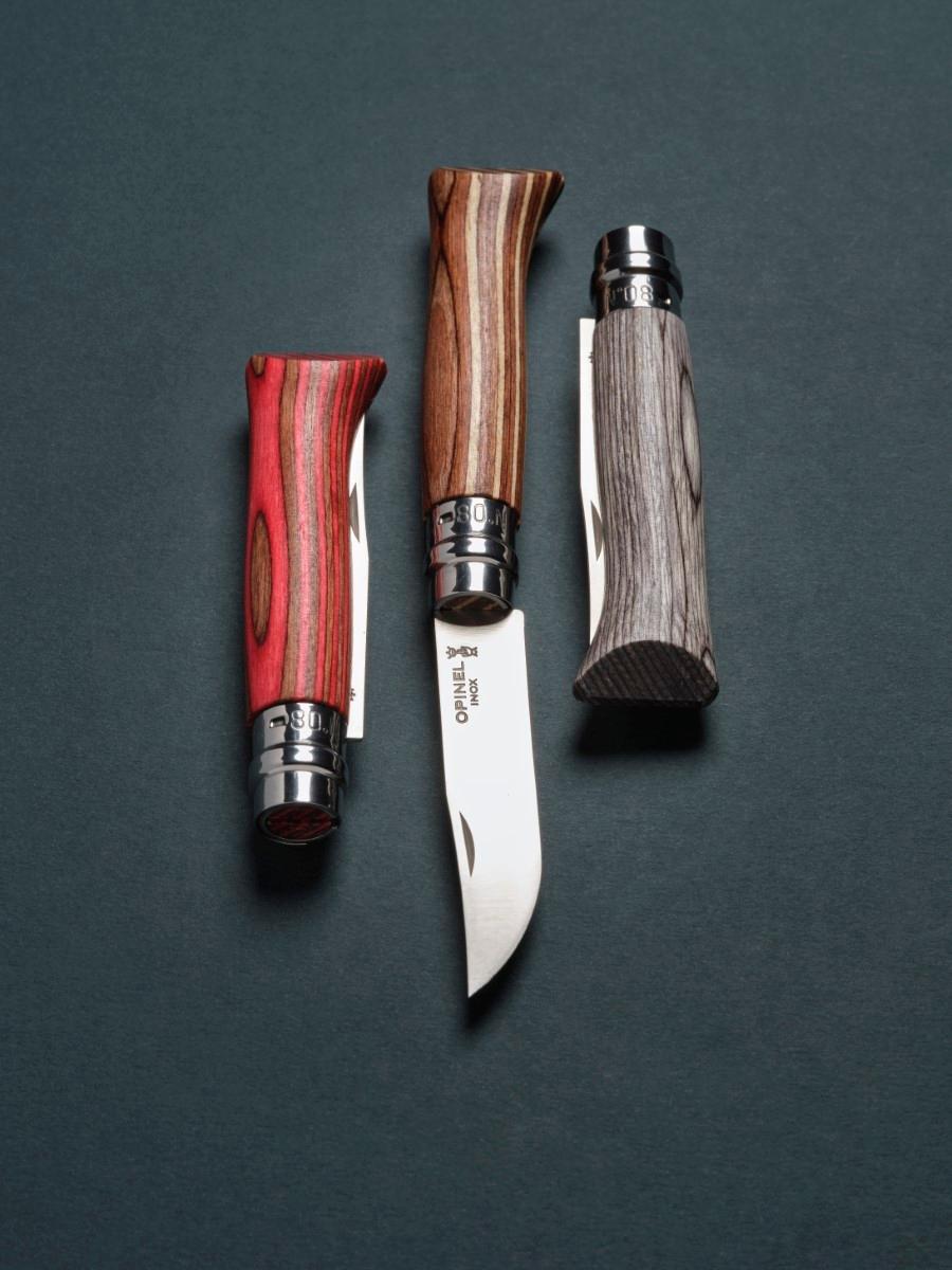 Opinel VRI N°08 laminovaná hnědá 002388