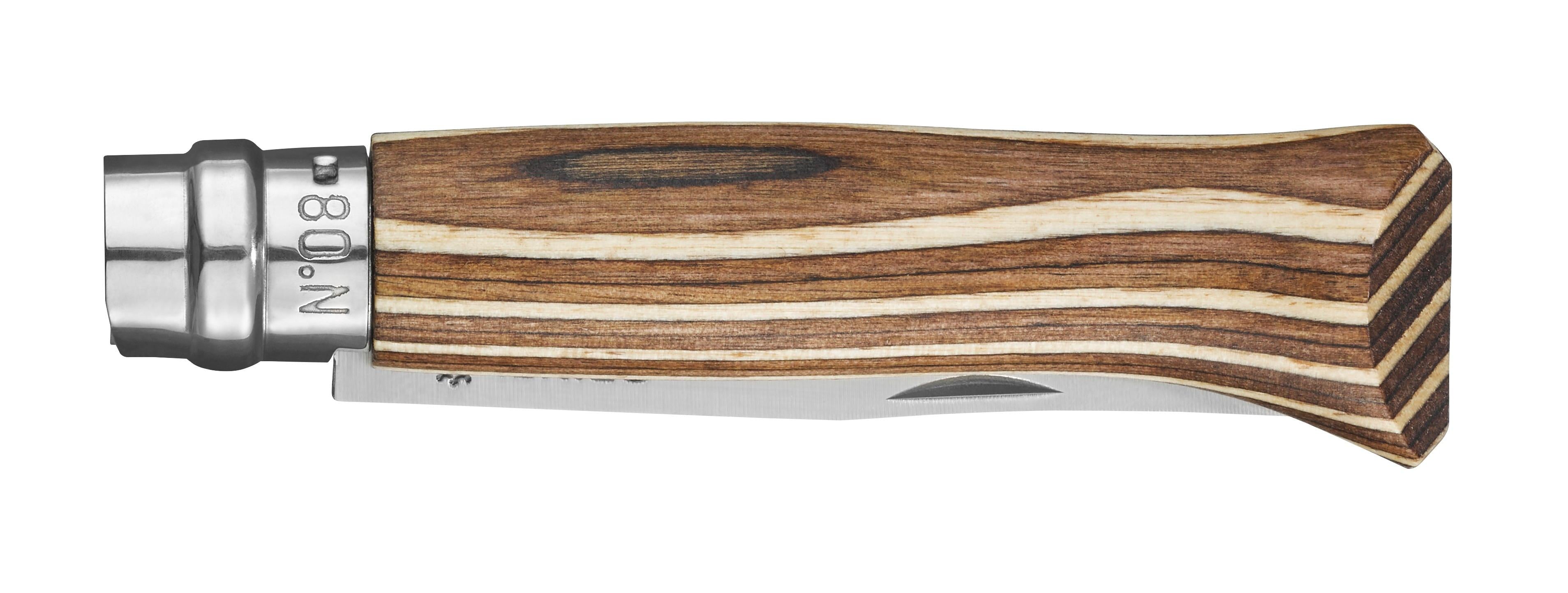 Opinel VRI N°08 laminovaná hnědá 002388
