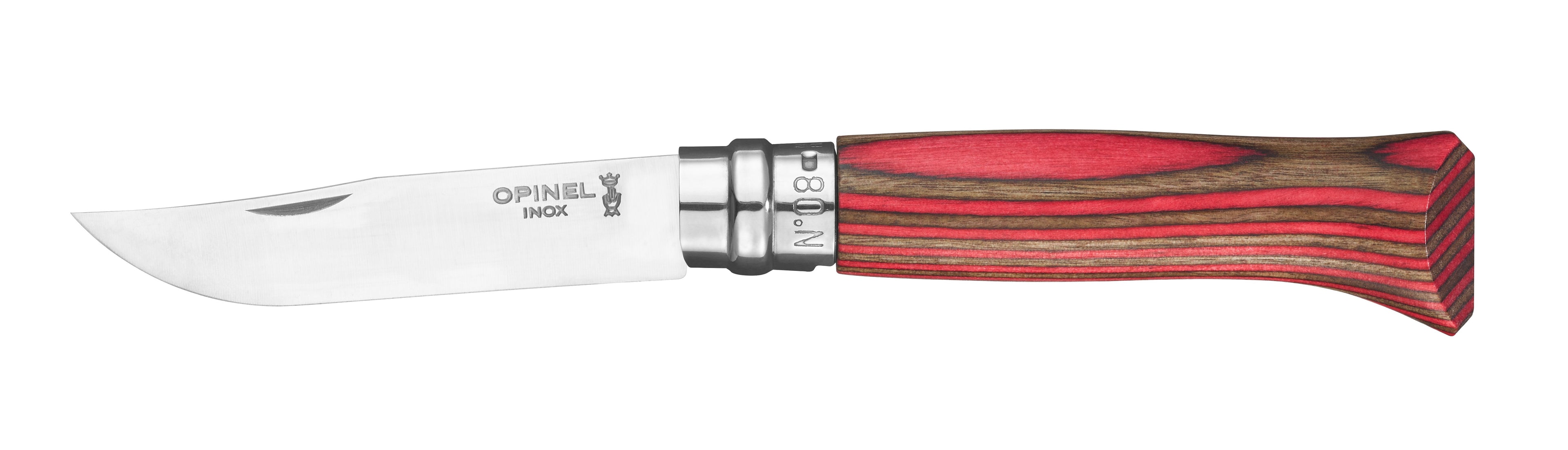 Opinel VRI N°08 laminovaná červená 002390
