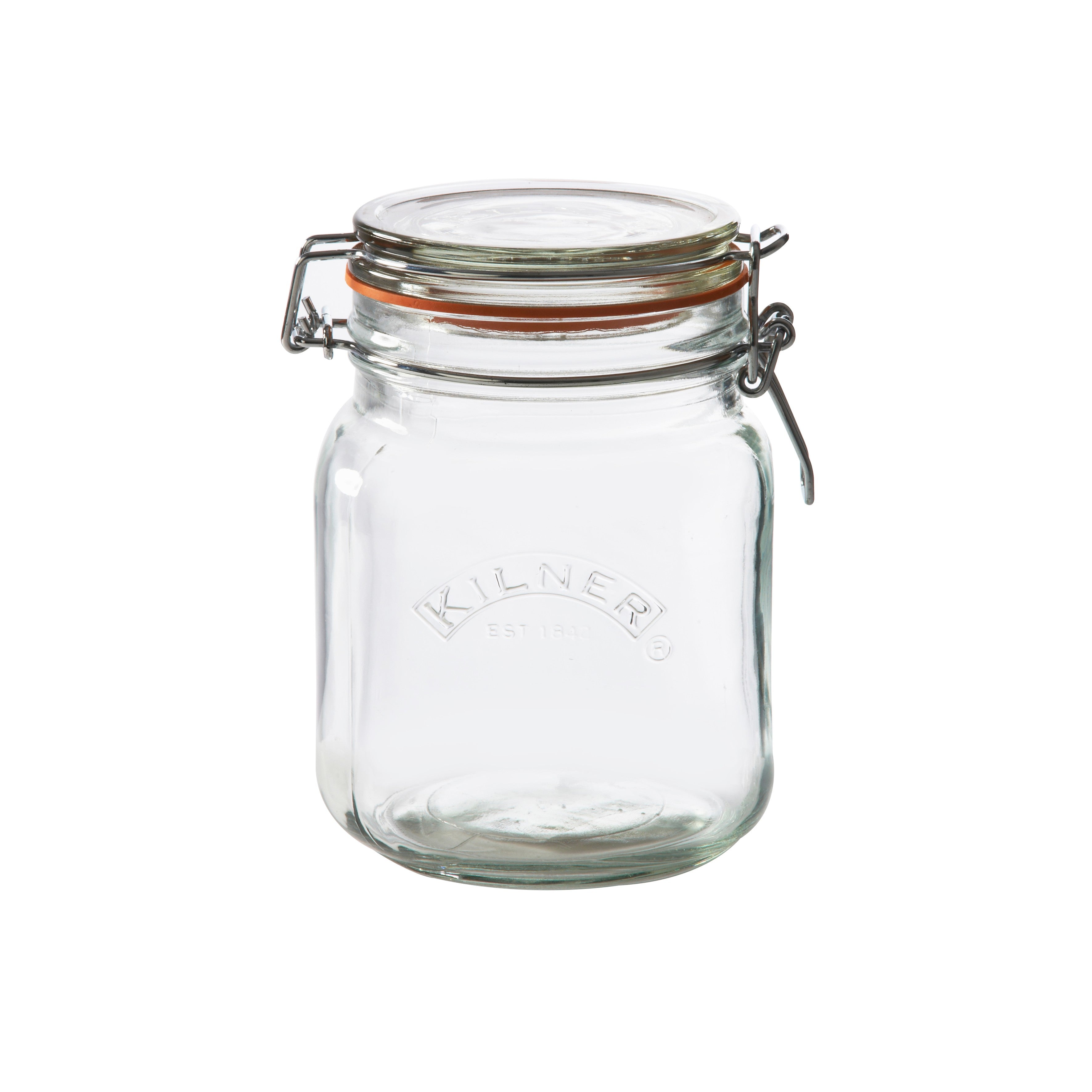 Kilner zavařovací sklenice s klipem hranatá 1l 0025.511