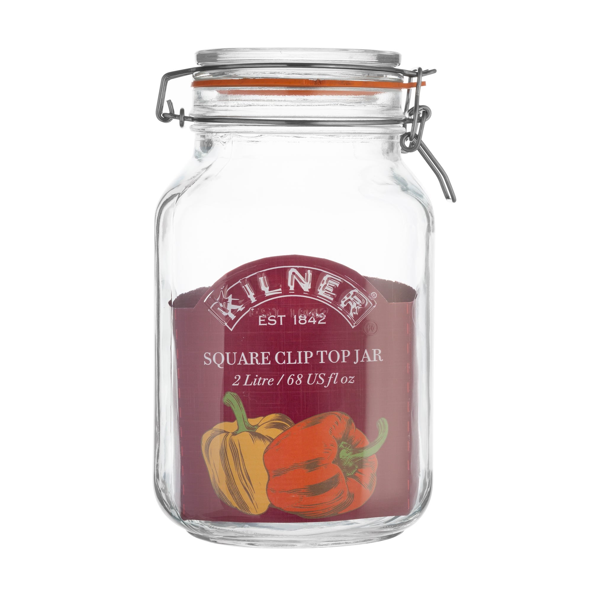 Kilner zavařovací sklenice s klipem hranatá 2l 0025.513