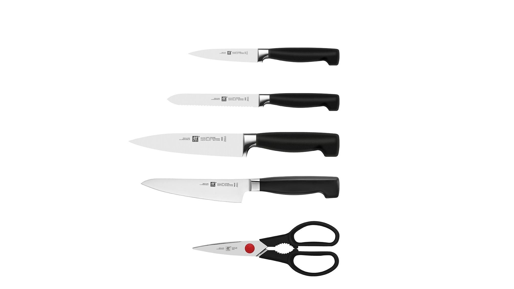 Zwilling Four Star blok s noži 6 ks černý 1002300