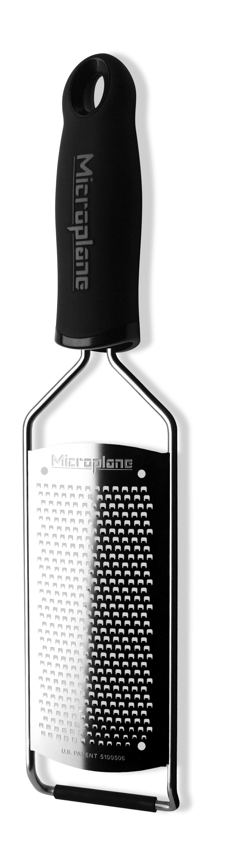 Microplane  Gourmet struhadlo jemné s rukojetí černá 45004