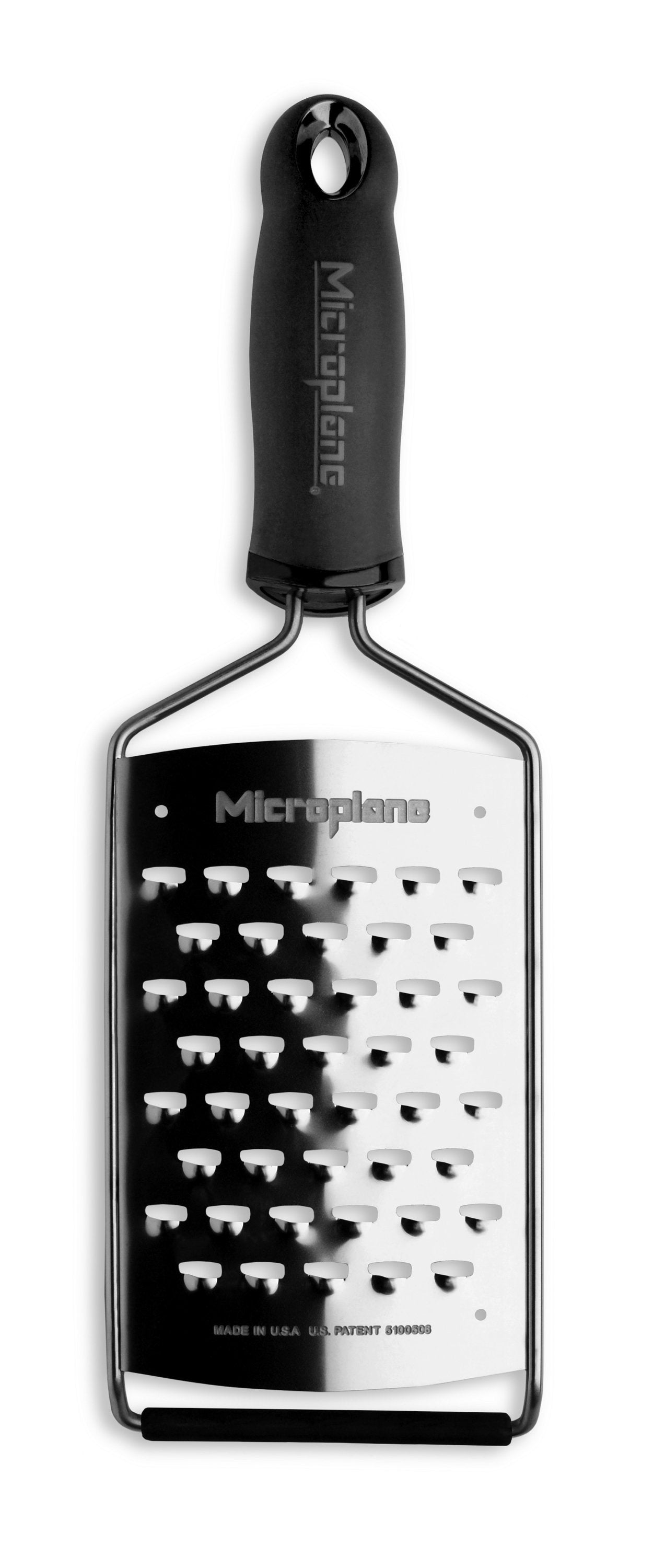 Microplane  Gourmet struhadlo ultrahrubé s rukojetí - černá 45011