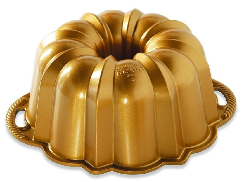 Nordic Ware Forma na bábovku Anniversary malá 6 cup zlatá 51277