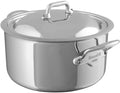 Mauviel M'cook kastrol s poklicí 24 cm úchyt nerez  523125