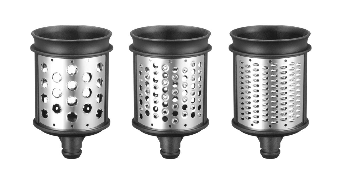 KitchenAid Doplňkové bubny k 5KSMVSA (jemné,2x hvězdicové struhadlo)  5KSMEMVSC