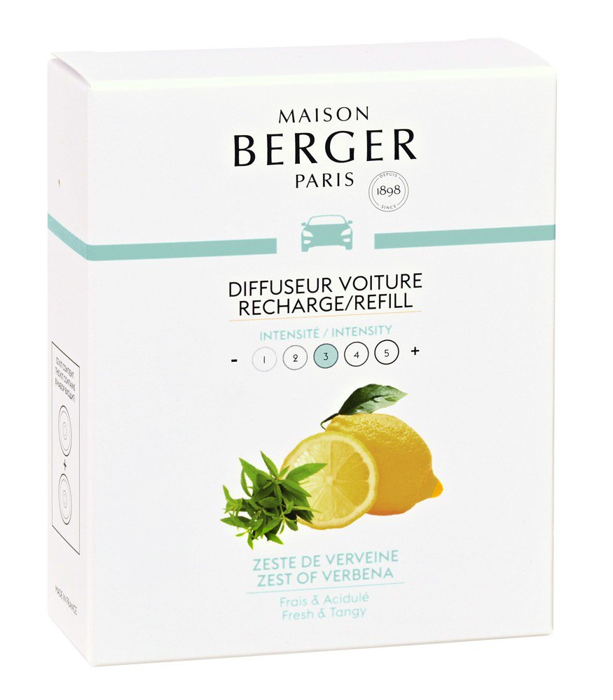Maison Berger Paris CAR 2 náhr. náplně Zeste of Verbena / Verbena  6424