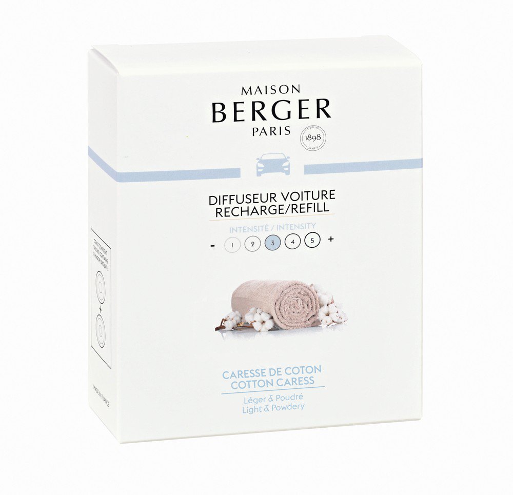 Maison Berger Paris CAR 2 náhr. náplně Cotton Caress/Bavlněná péče 6434