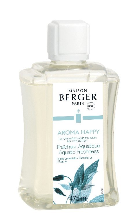Maison Berger Paris Aroma Happy Aquatic Freshness/Svěžest vody náplň do el. dif. 0,475l 6469