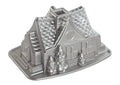 Nordic Ware Forma na bábovku Domeček 9 cup stříbrná 83948