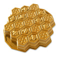 Nordic Ware Forma včelí plástev 10 cup zlatá 85477