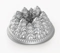 Nordic Ware Forma na bábovku Les 9 cup stříbrná 89737