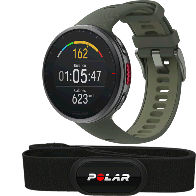 Polar VANTAGE V2 sporttester HR zelený vel. S-L 90083652