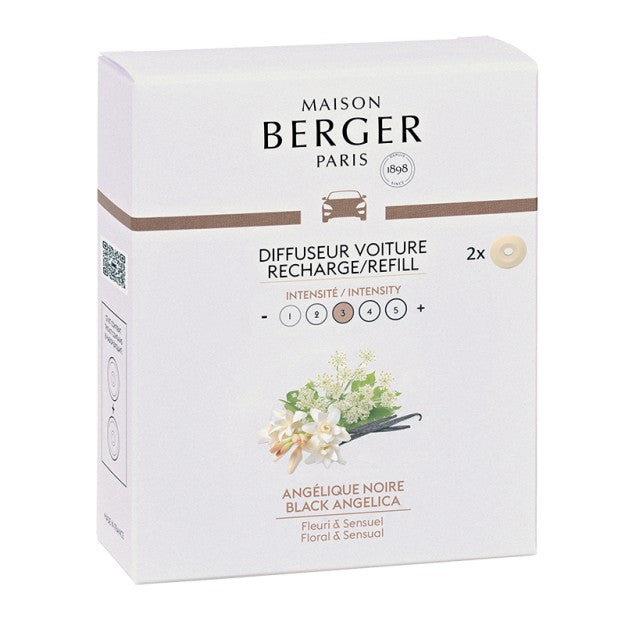 Maison Berger Paris CAR 2 náhr. náplně Black Angelica/Černá Angelica 6906