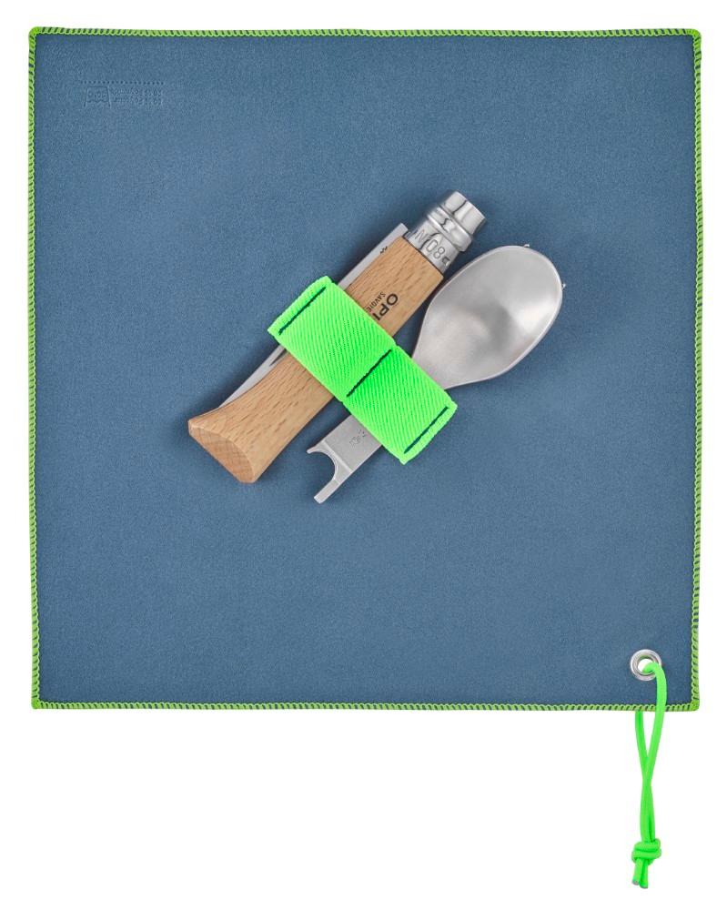 Opinel PICNIC+ (lžíce, vidlička, ubrousek - včetně nože N°08 - buk) 002500