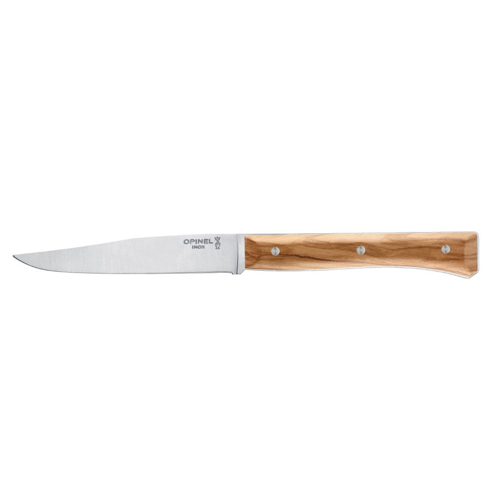 Opinel Facette, stolní nůž, oliva, hladká čepel, 4ks 002498
