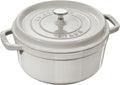 Staub Staub Cocotte hrnec kulatý 22 cm bílé lanýže 1003437