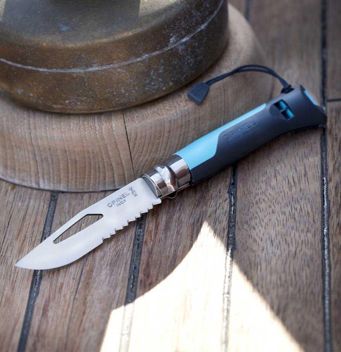 Opinel VRI N°08 Inox Outdoor modrá 001576