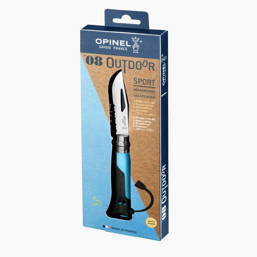 Opinel VRI N°08 Inox Outdoor modrá 001576