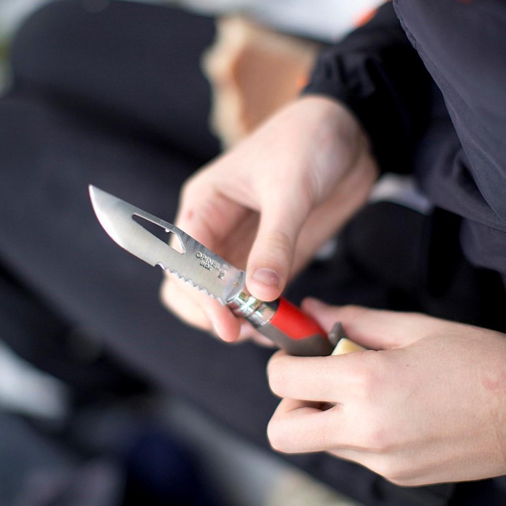 Opinel VRI N°08 Inox Outdoor red 001714