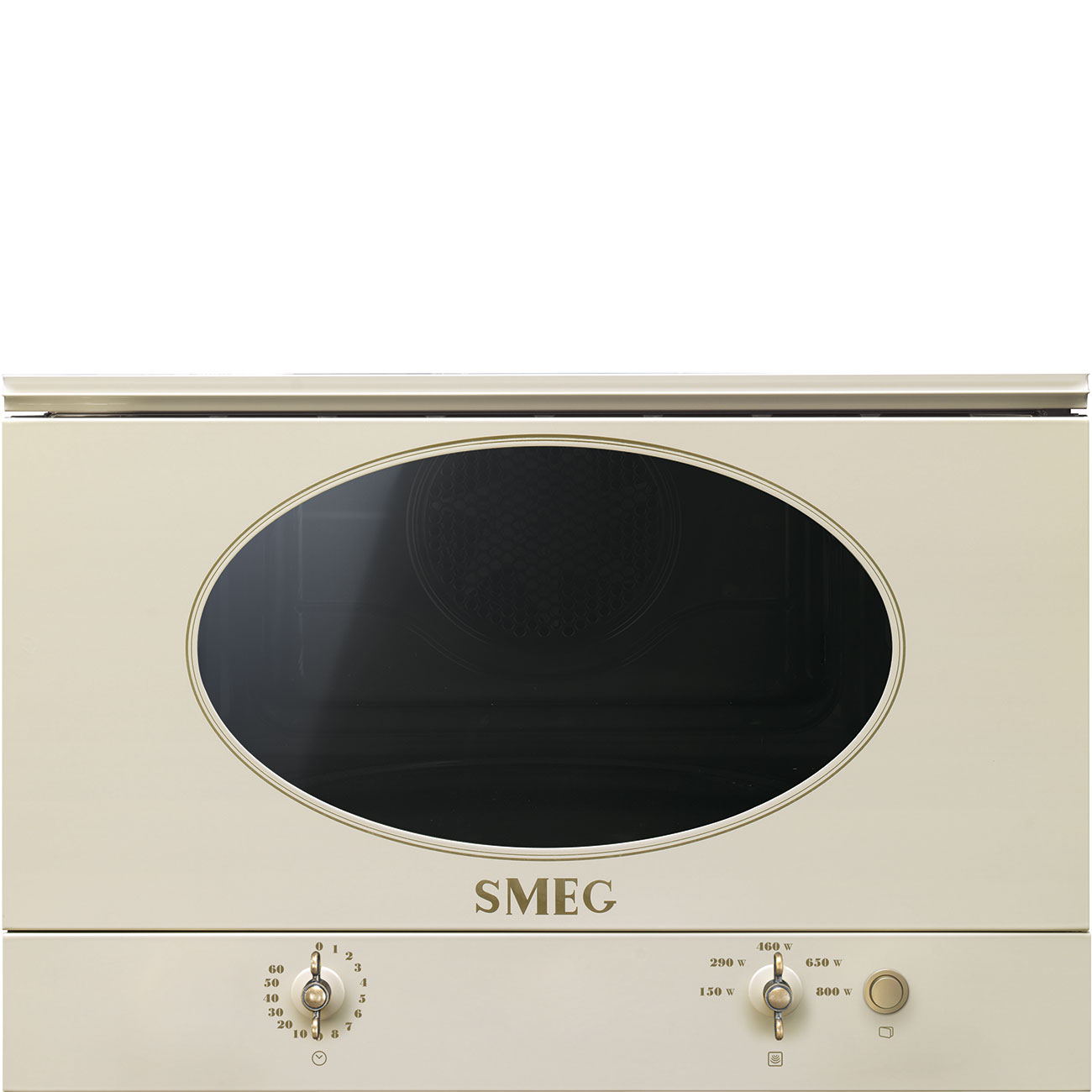 SMEG_MDA kompaktní mikrovlnná trouba MP822NPO, 39 cm, objem 23 l, krémová MP822NPO