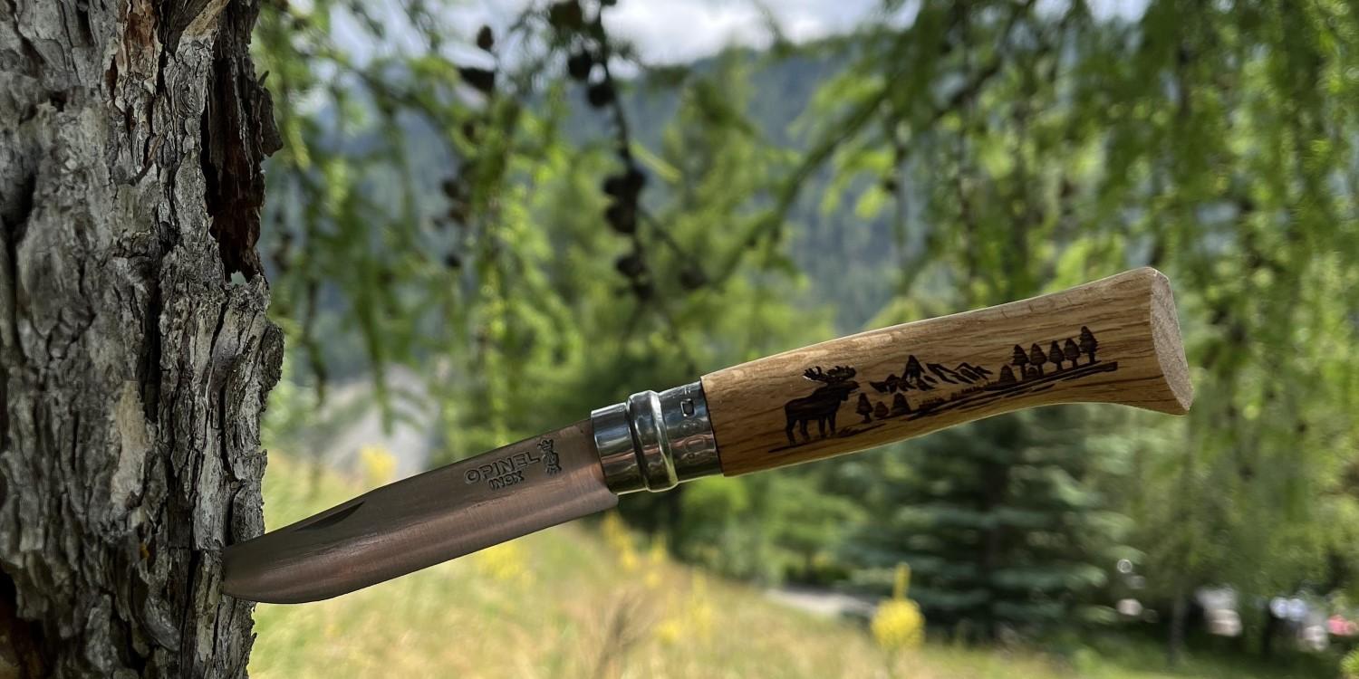Opinel VRI N°08 Inox Animalia 2023  motiv los 002627