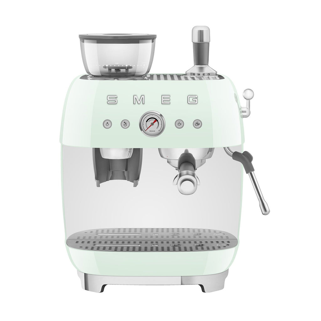 SMEG_SDA SMEG 50's Retro Style pákový kávovar EGF03 s mlýnkem na kávu 2 šálky