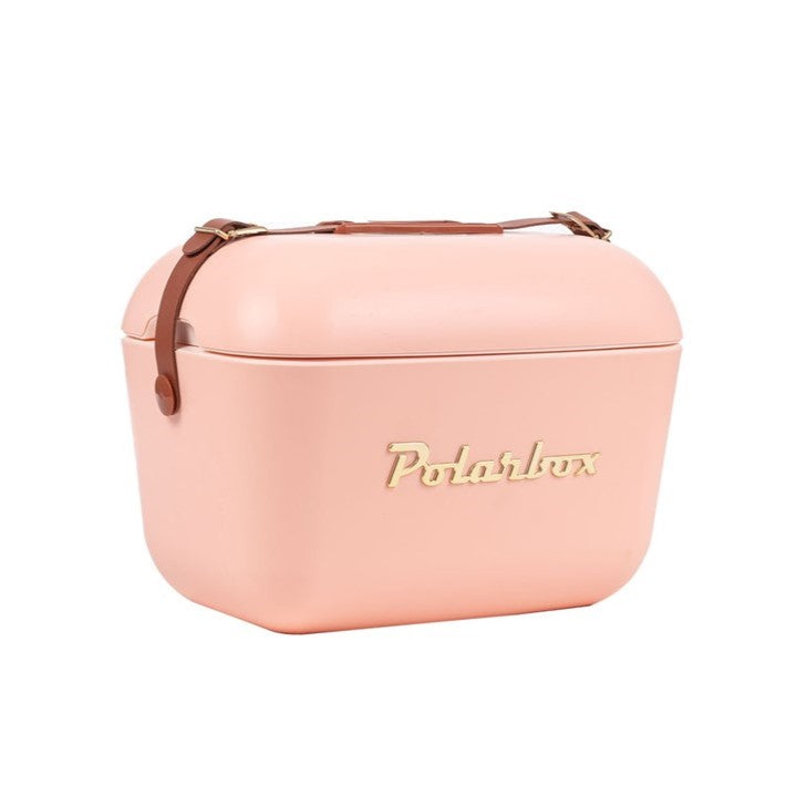 Polarbox Classic Chladící box 20l starorůžová, zlatý nápis PLB20/CORAL/GOLD