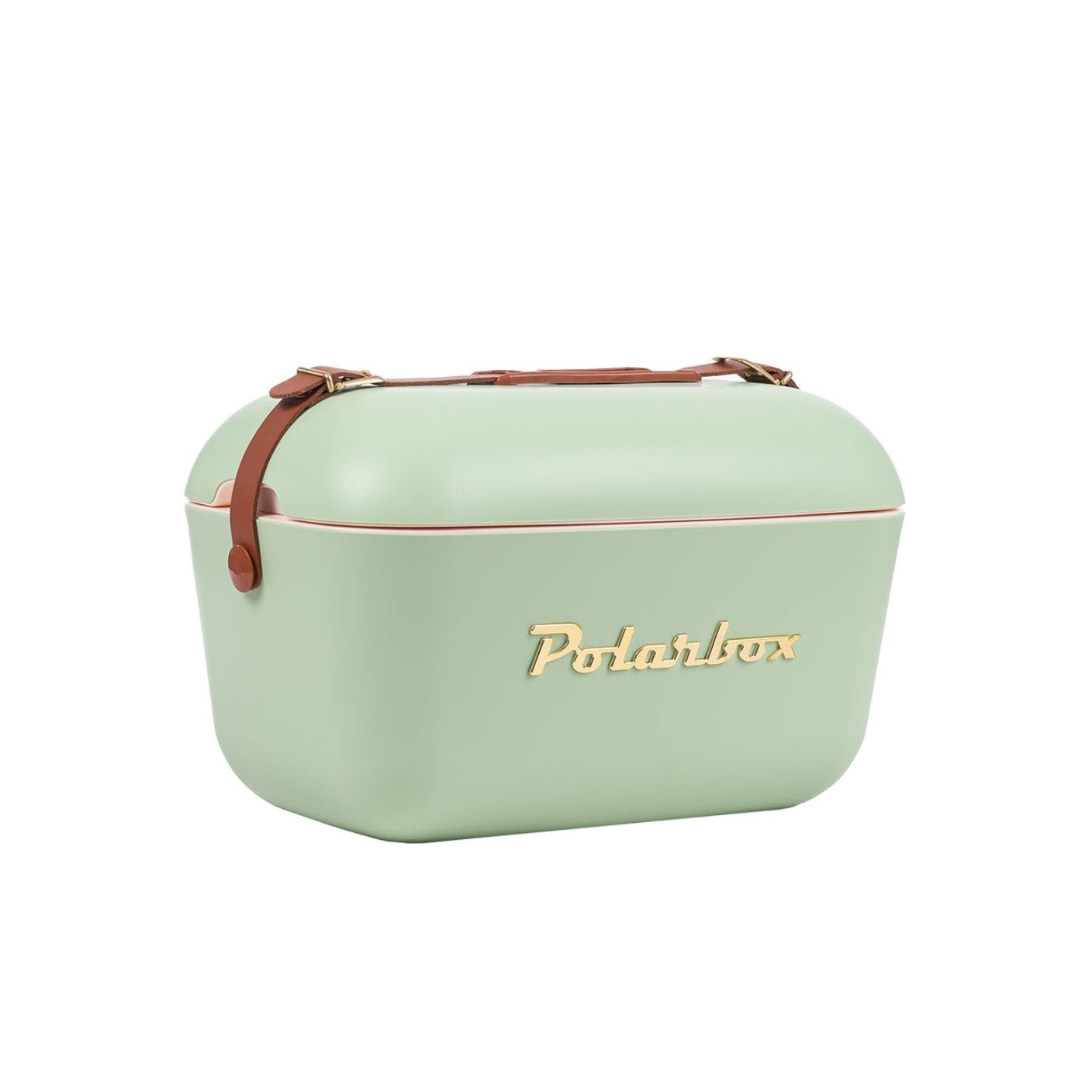 Polarbox Classic Chladící box 12l olivová, zlatý nápis PLB12/GREEN/GOLD