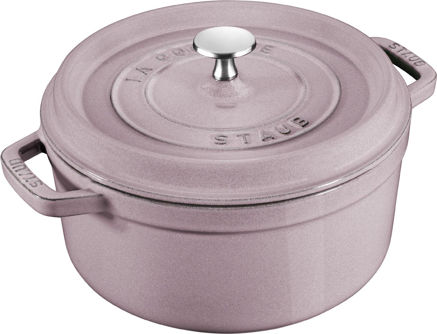 Staub Staub Cocotte hrnec kulatý 22 cm bílé lanýže 1003437