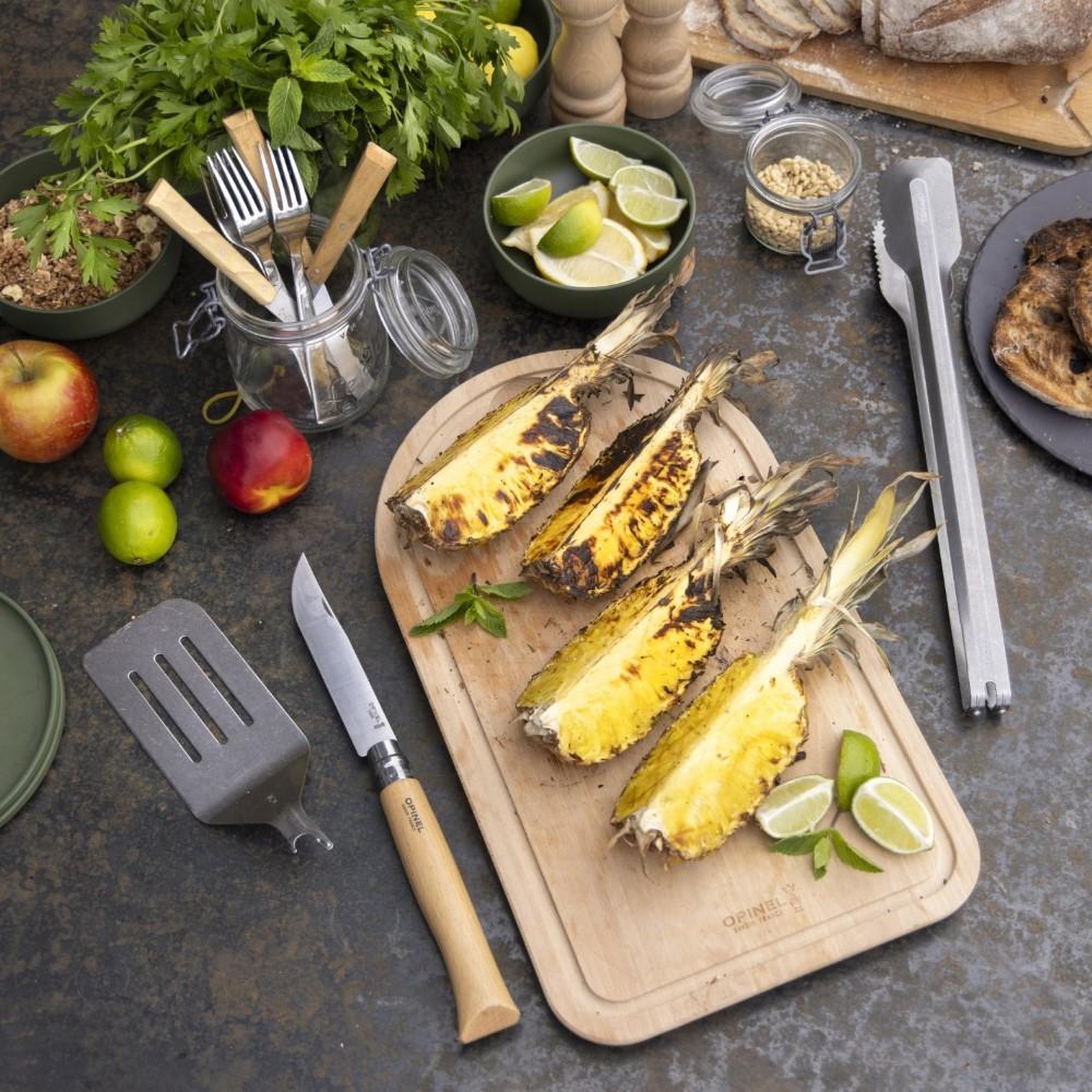 Opinel Barbecue set, dárkové balení, nůž N°12, obracečka, kleště 002733