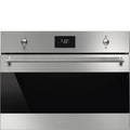 SMEG_MDA SMEG mikrovlnná trouba + gril SO4301, 45 cm, LCD-Display01, 4 funkce, objem 40 l
