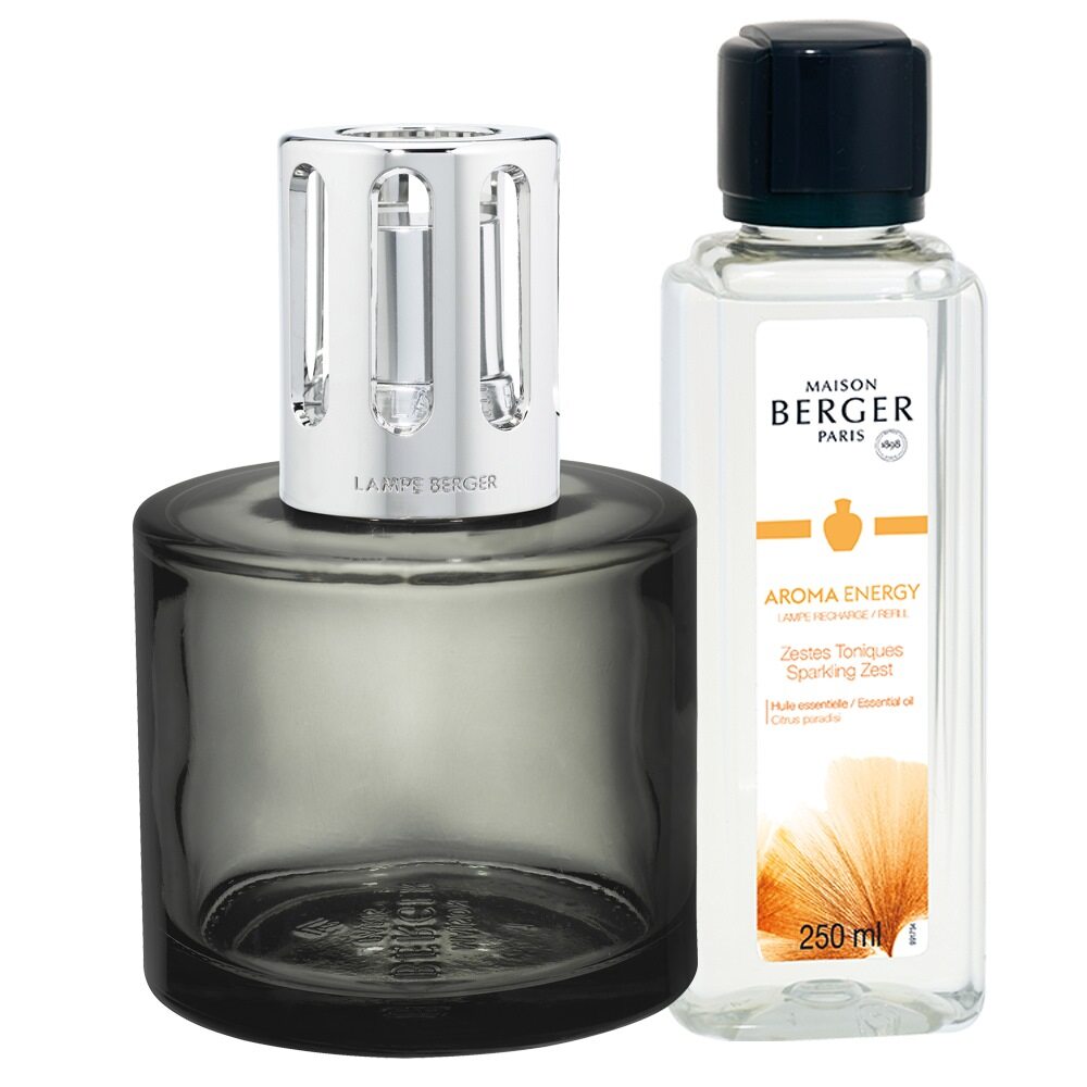 Maison Berger Paris Aroma Energy lampa s náplní Sparkling zest/Čerstvé tonikum 0,25l šedá 4814