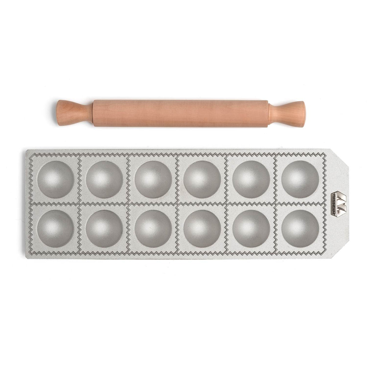 Marcato Forma na ravioli, 12, stříbrná RA-T55X12-CLS