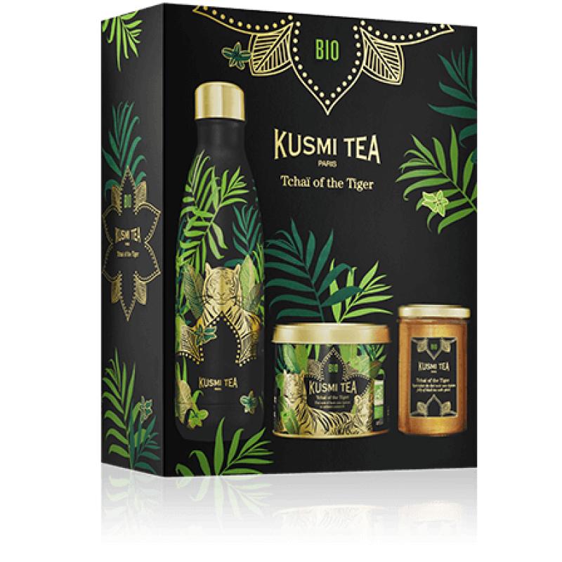 Kusmi Tea Organic Dárkový set Tchai of the Tiger s lahví a želé 100g, 0,5l, 250g  21685A1500
