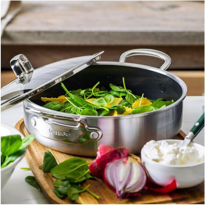 GreenPan PREMIERE soté pánev 26 cm s poklicí CC003820-001