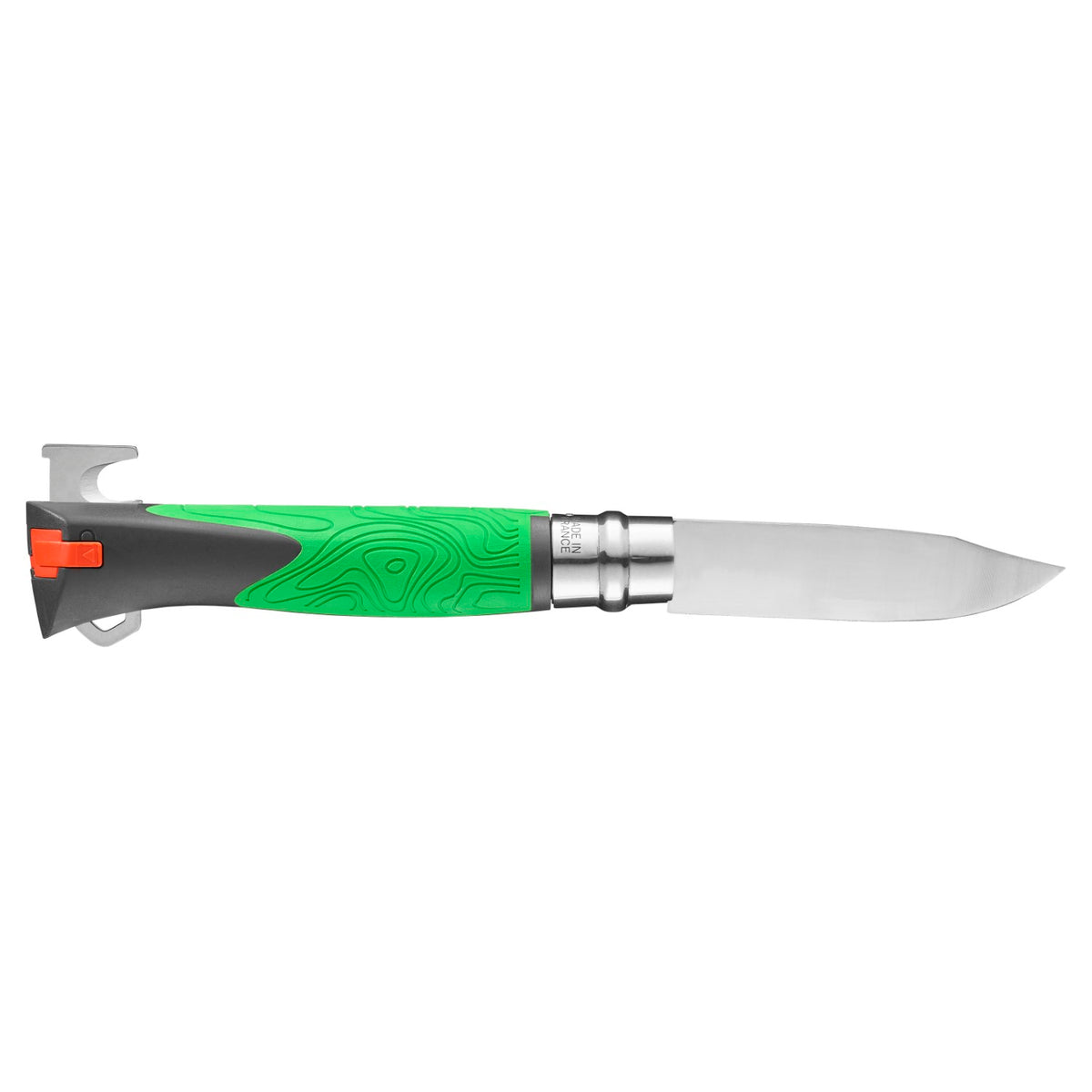 Opinel VRI N°12 Inox Explore zelená  10 cm s odstraňovačem klíšťat 002454
