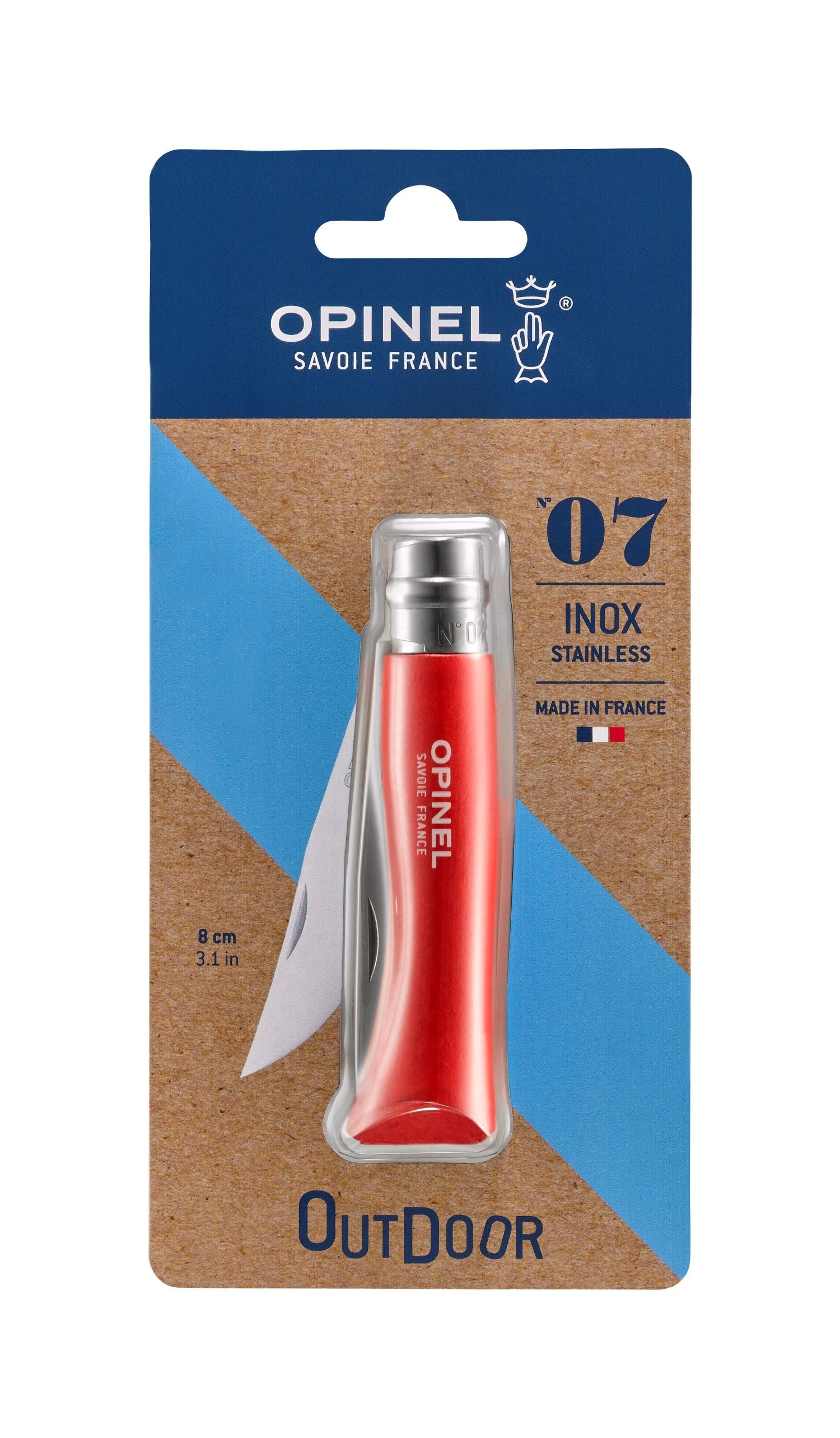 Opinel VRI N°07 nůž Trekking oranžová blister 002266