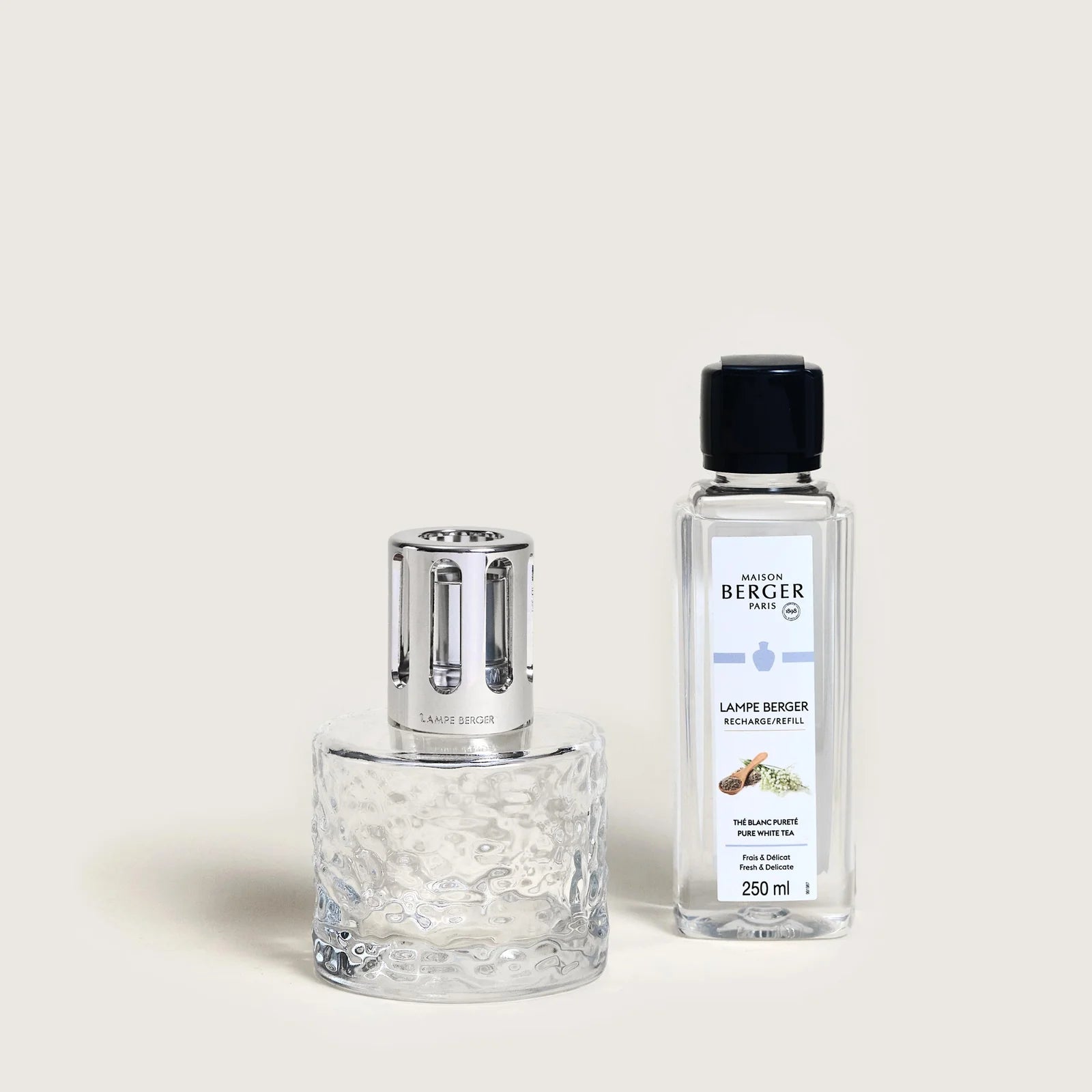 Maison Berger Paris Mirage lampa 0,49l s náplní Čistý bílý čaj 0,25l transparentní 4845