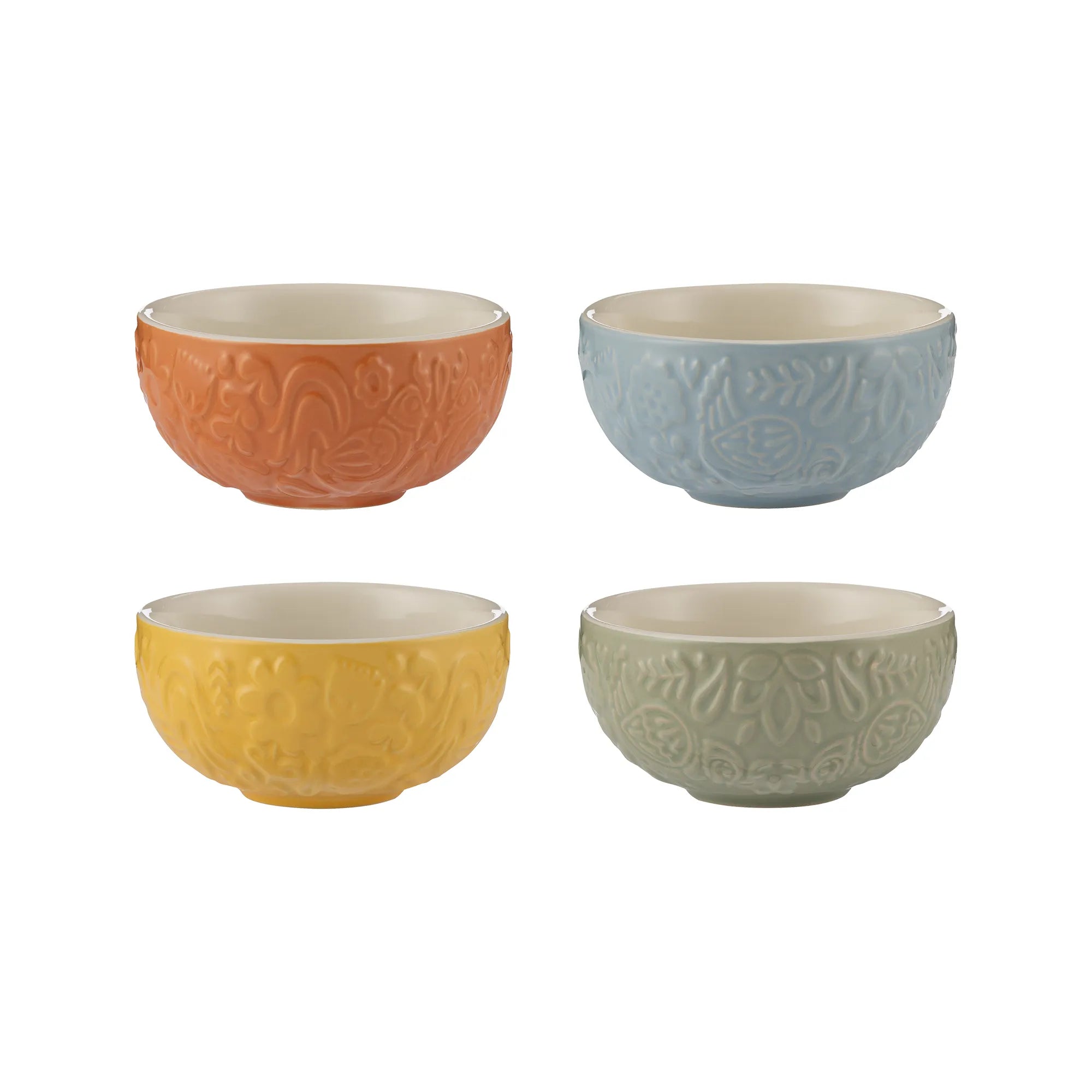 Mason Cash Home to Roost mini mísy 4ks 0,2l multicolor 2002.269