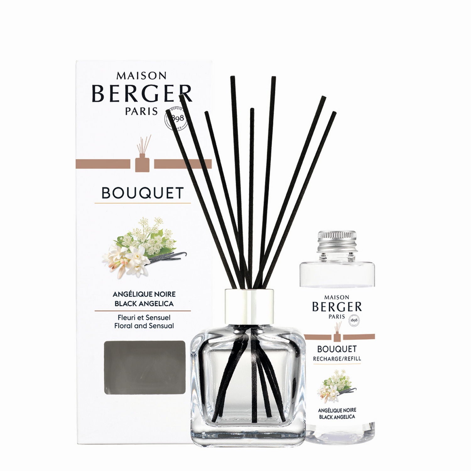 Maison Berger Paris Black Angelica/Černá Angelica difuzér s náplní kostka 0,1l 7745
