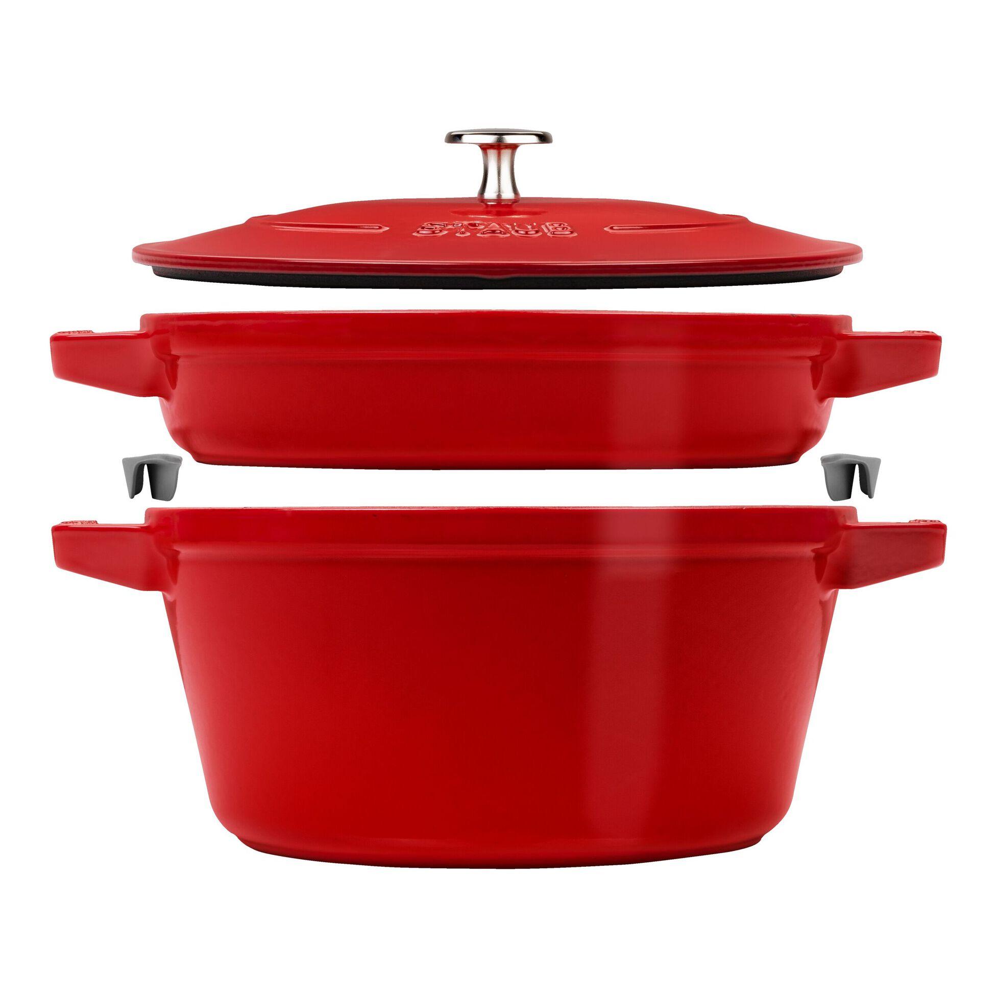 Staub STAUB Cocotte Sada hrnců 2dílná, kulatá, černá 1010877