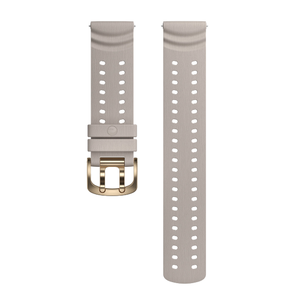 Polar řemínek 22mm sport silikonový S-L béžovo-zlatá 910112401
