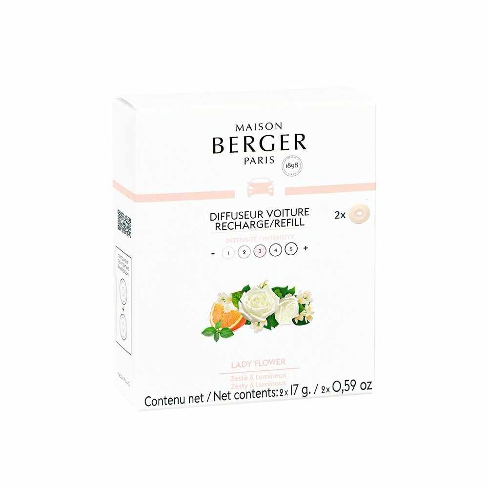 Maison Berger Paris CAR 2 náhr. Náplně Lady flower 7839