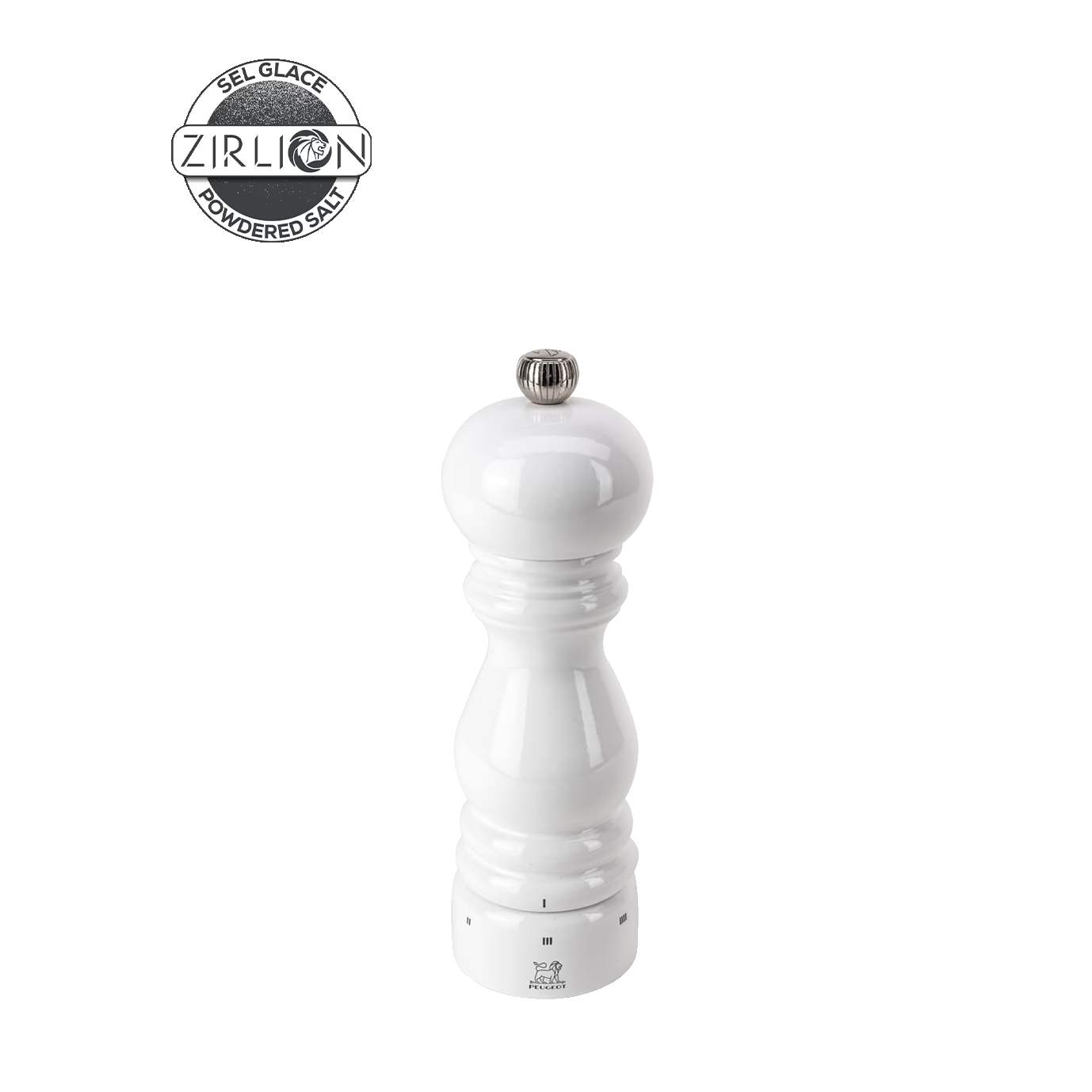 Peugeot PARIS U´SELECT mlýnek na sůl, ZIRLION 18 cm bílý lak 2781000