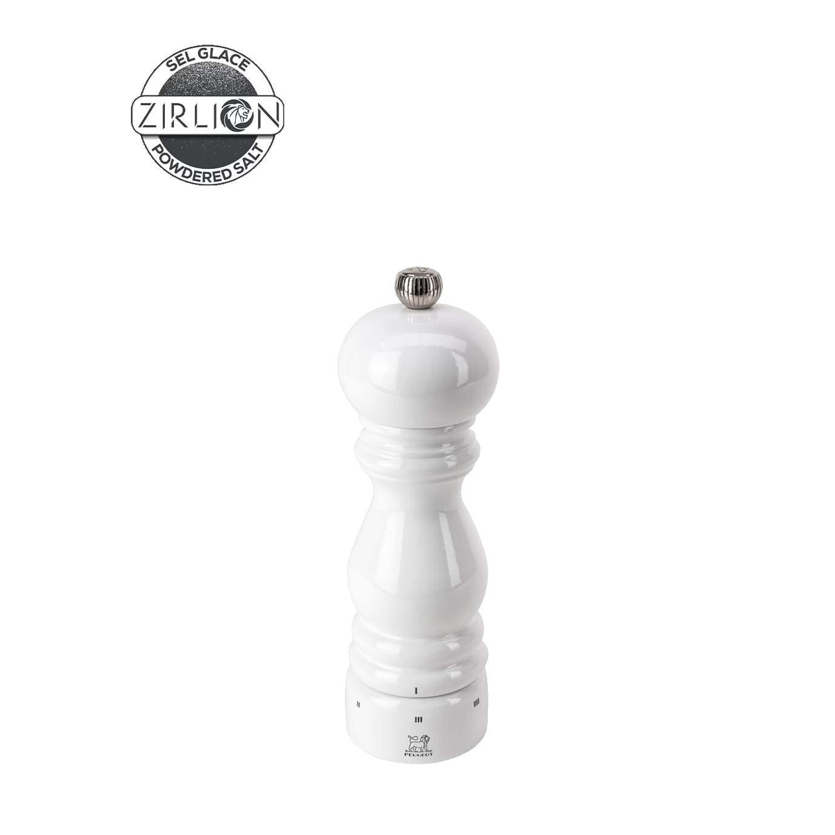 Peugeot PARIS U´SELECT mlýnek na sůl, ZIRLION 18 cm bílý lak 2781000